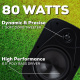 Dayton Audio IO65XP, aktywne 6,5-calowe głośniki zewnętrzne, czarna para Dayton Audio IO65XP, aktywne 6,5-calowe głośniki zewnętrzne, czarna para