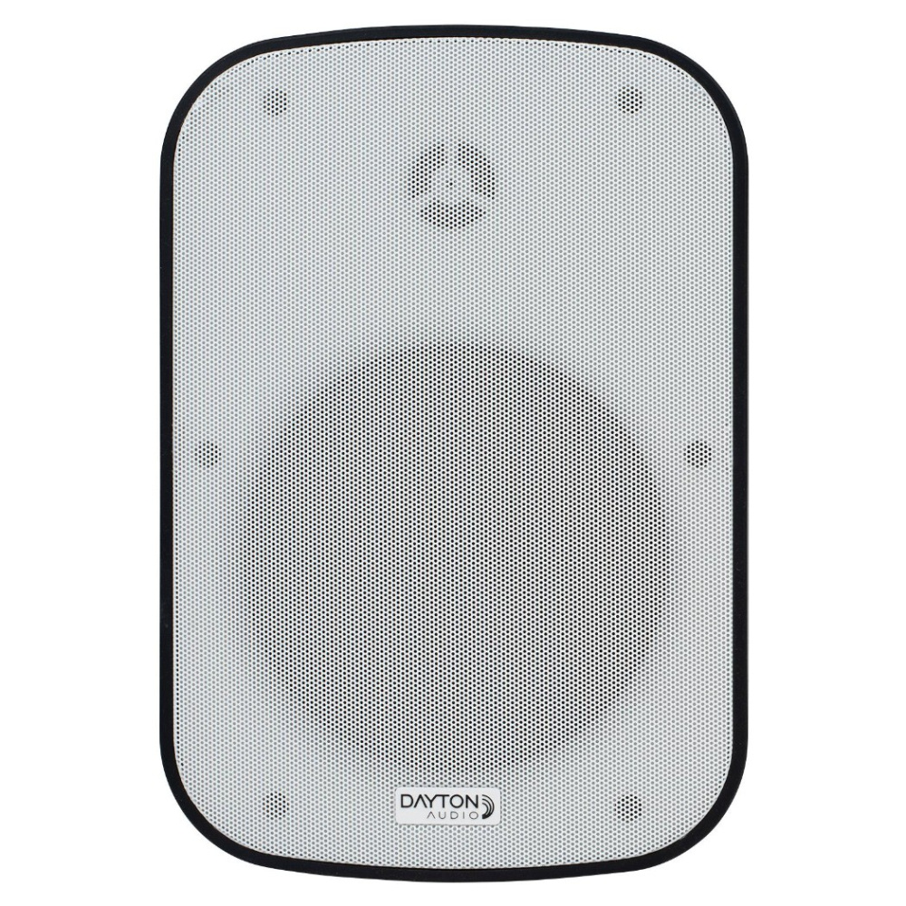 Dayton Audio IO65XP, aktywne 6,5-calowe głośniki zewnętrzne, biała para