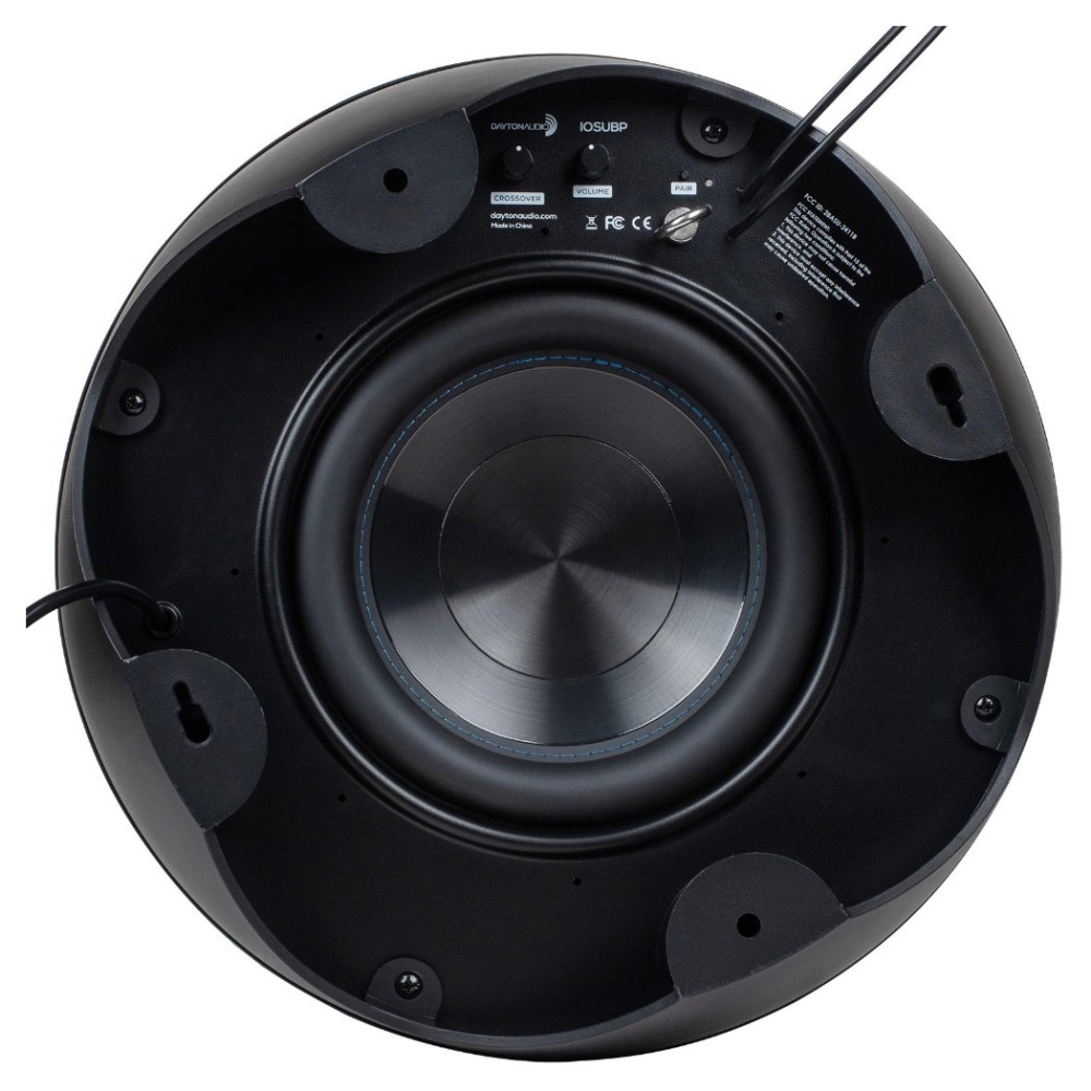 Dayton Audio IOSUBP, 10-calowy subwoofer z wzmacniaczem 2.1 i BT