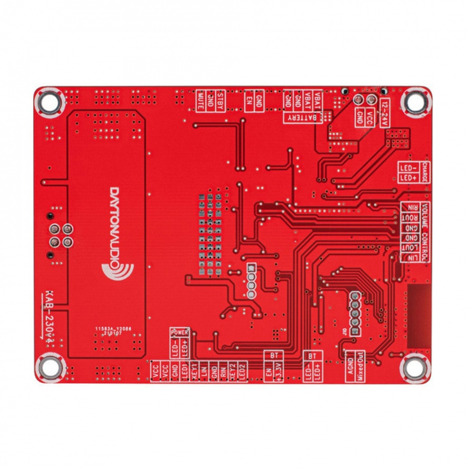 Dayton Audio KAB-230 v4, płytka wzmacniacza klasy D z Bluetooth