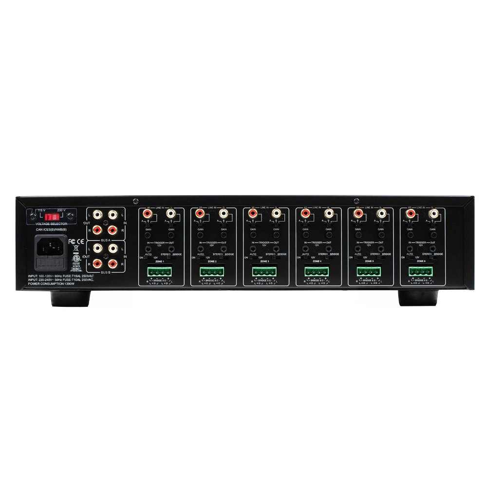 Dayton Audio MA1280, wzmacniacz wielostrefowy