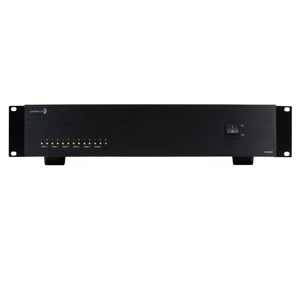 Dayton Audio MA1280, wzmacniacz wielostrefowy