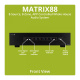 Dayton Audio Matrix88, elastyczny przedwzmacniacz multiroom z 8 strefami i siecią Dayton Audio Matrix88, elastyczny przedwzmacniacz multiroom z 8 strefami i siecią