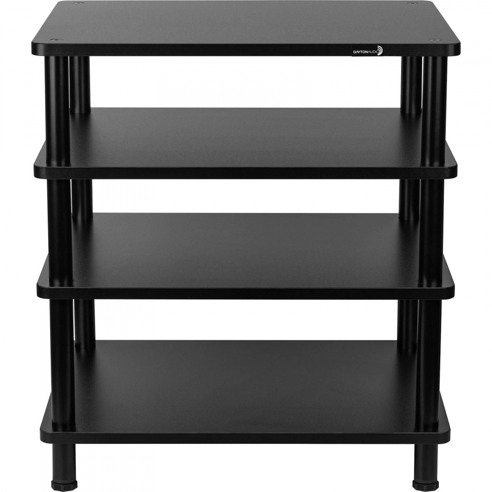 Dayton Audio MS41B, modułowy rack HiFi z czterema półkami