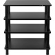 Dayton Audio MS41B, modułowy rack HiFi z czterema półkami Dayton Audio MS41B, modułowy rack HiFi z czterema półkami