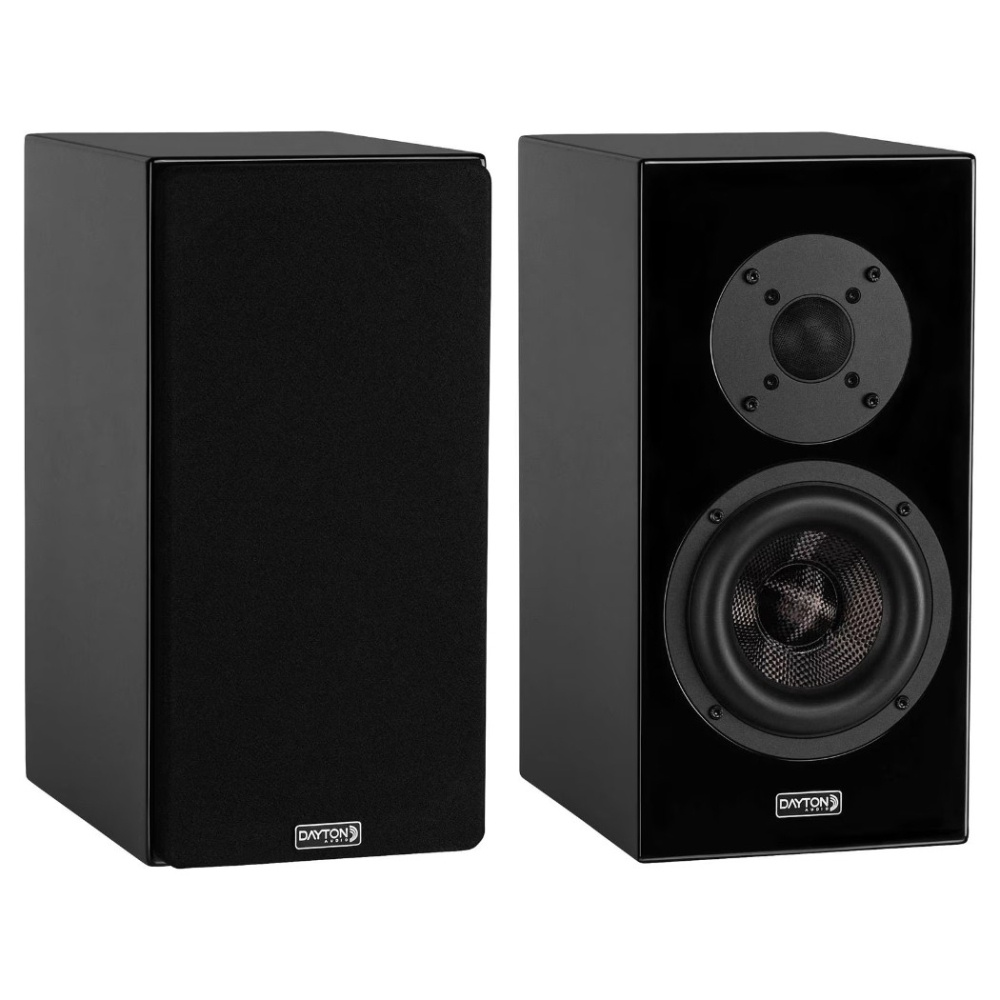 Dayton Audio OPAL1 głośnik podstawkowy, para w kolorze czarnym matowym