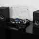 Dayton Audio TT-1BTB, gramofon z BT, USB i wbudowanym RIAA, czarny Dayton Audio TT-1BTB, gramofon z BT, USB i wbudowanym RIAA, czarny