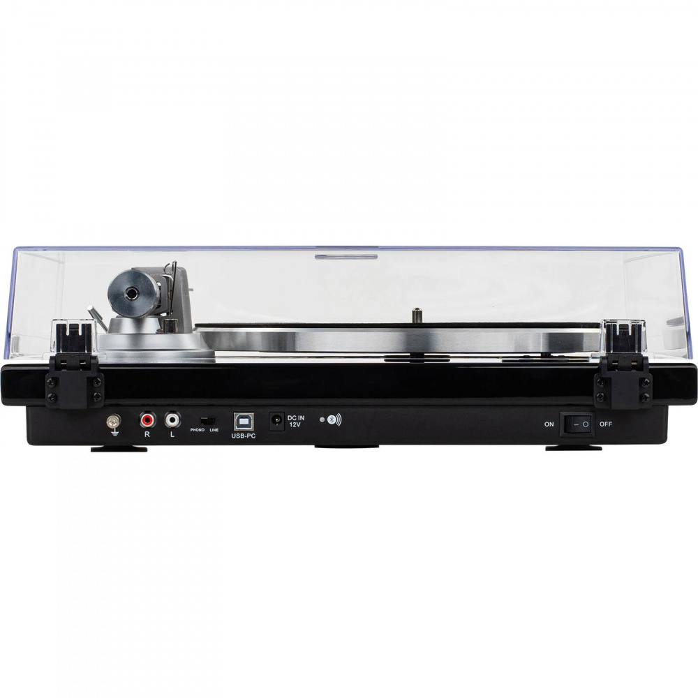 Dayton Audio TT-1BTB, gramofon z BT, USB i wbudowanym RIAA, czarny