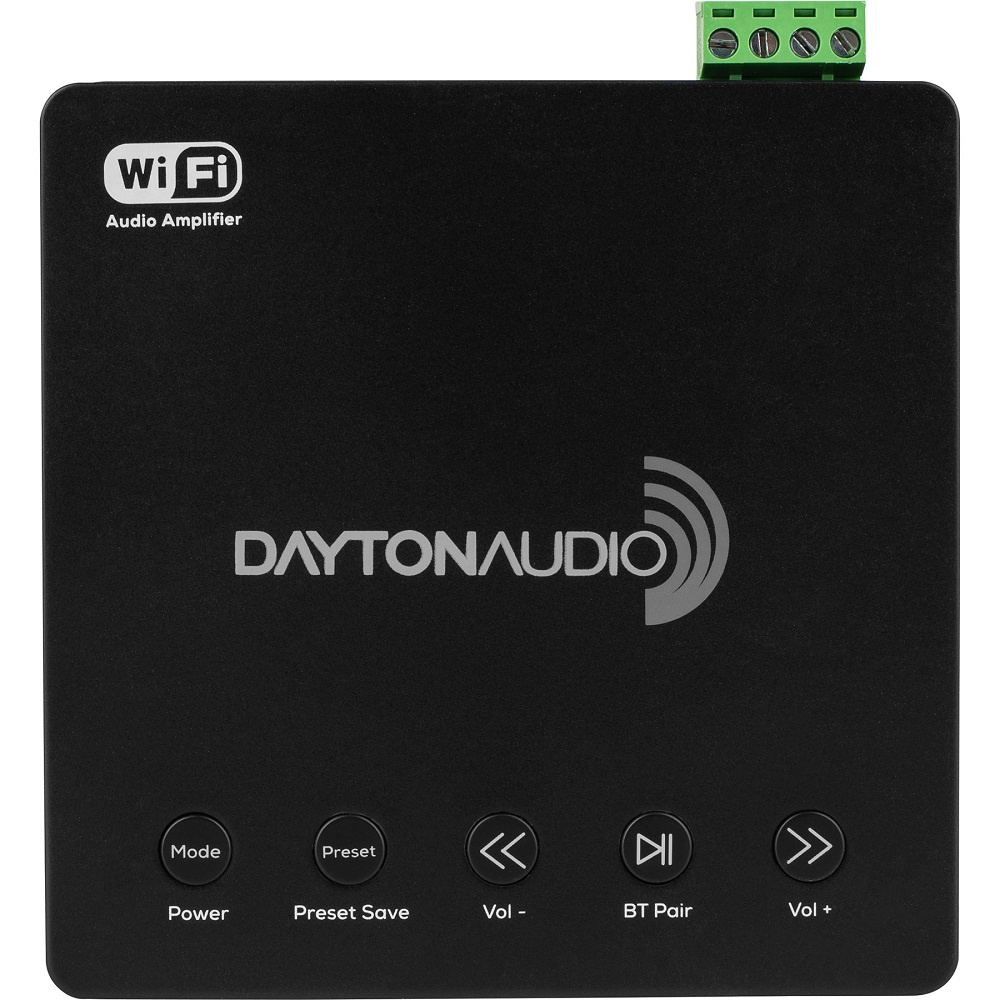 Dayton Audio WB40A, wzmacniacz z Wi-Fi i Bluetooth