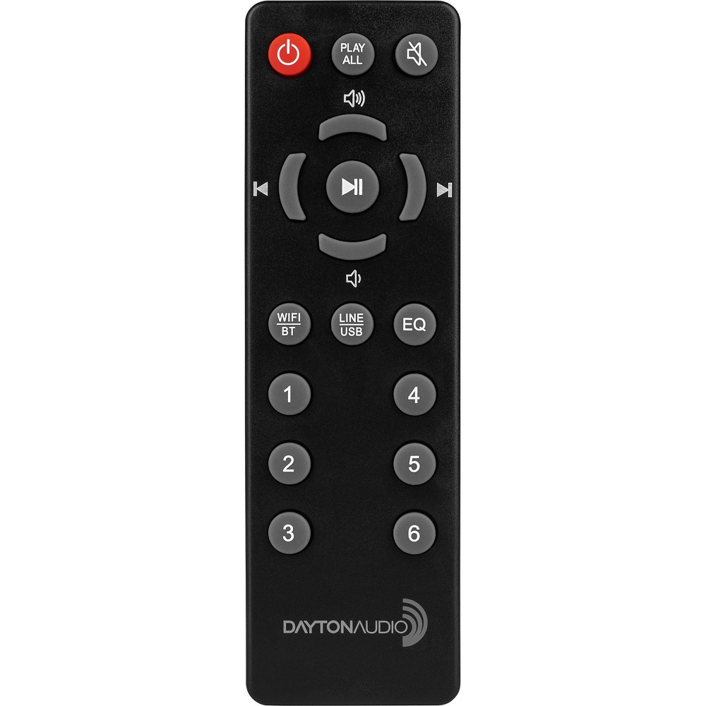 Dayton Audio WB40A, wzmacniacz z Wi-Fi i Bluetooth