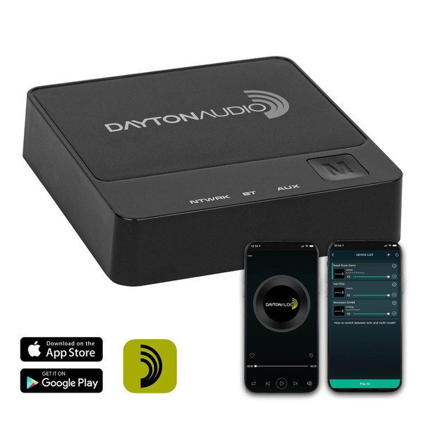 Dayton Audio WBA51, streamer sieciowy z BT i Wi-Fi