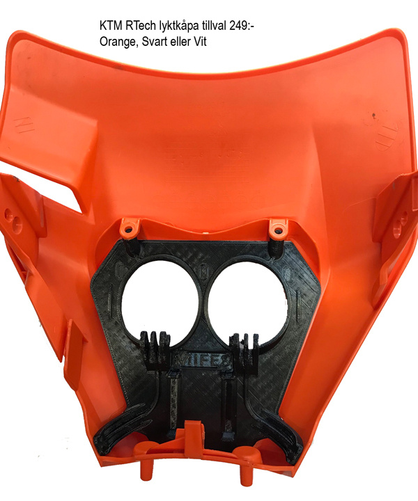 KTM 2017-2019 druk 3D uchwyt lampy Nizled 2xE30F/E40F