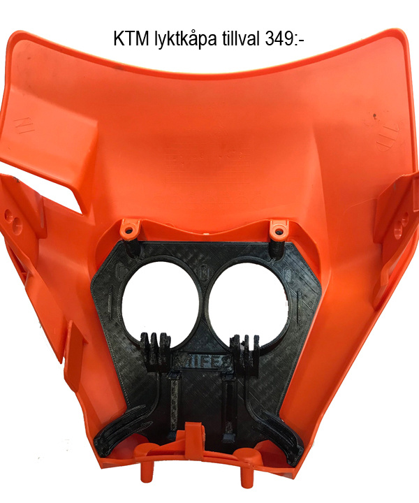KTM 2020-2023 druk 3D uchwyt lampy Nizled do 2xE30F/E40F