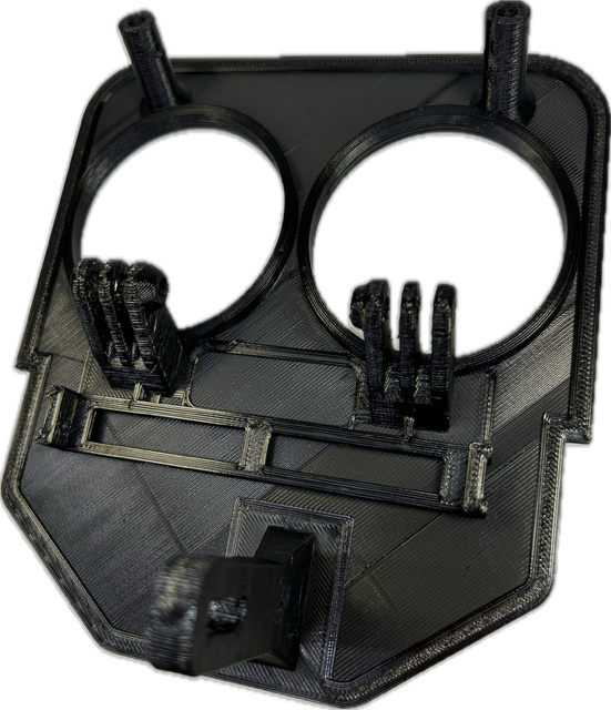 Husqvarna 2024- druk 3D uchwyt lampy Nizled do 2xE30F/E40F