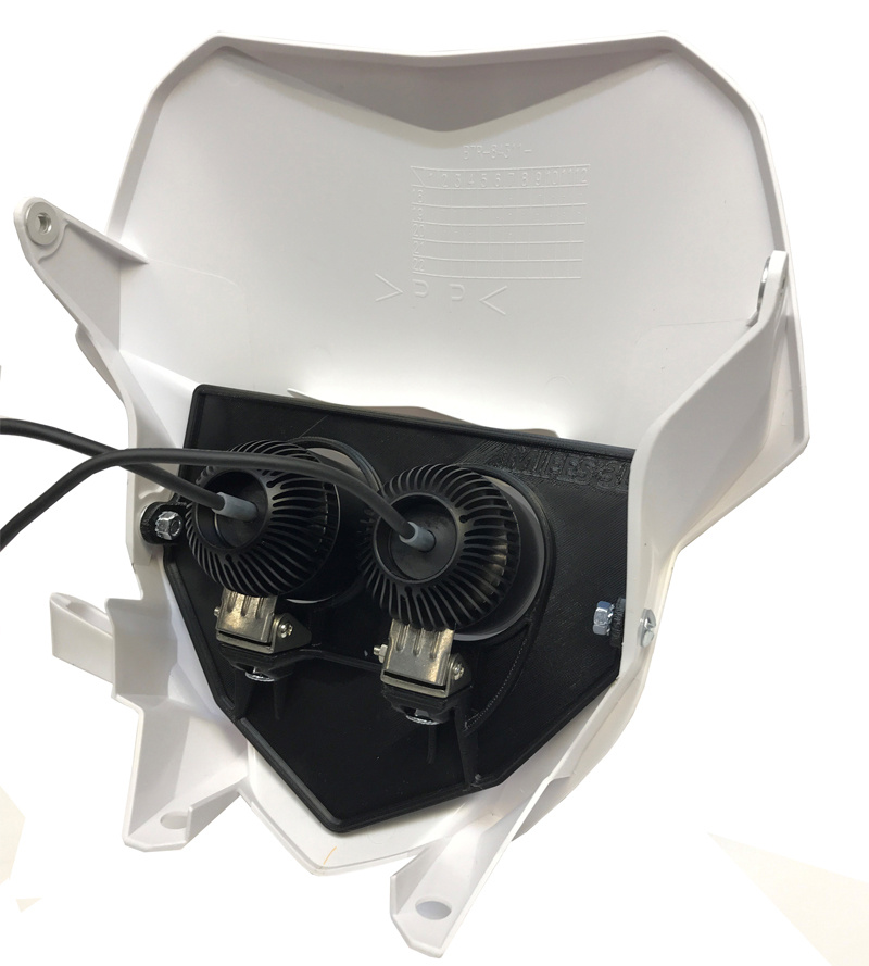 Yamaha 2019-2023 druk 3D uchwyt lampy Nizled 2xR40DRL/E40D