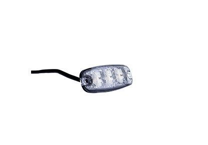 Strands światło błyskowe 3 LED, przezroczysta soczewka