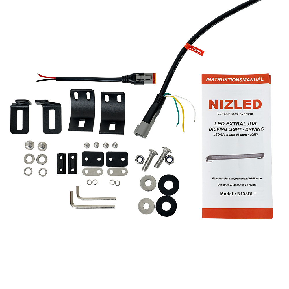 NIZLED B108DL1, 20 cali / 53.4 cm belka LED, 108W