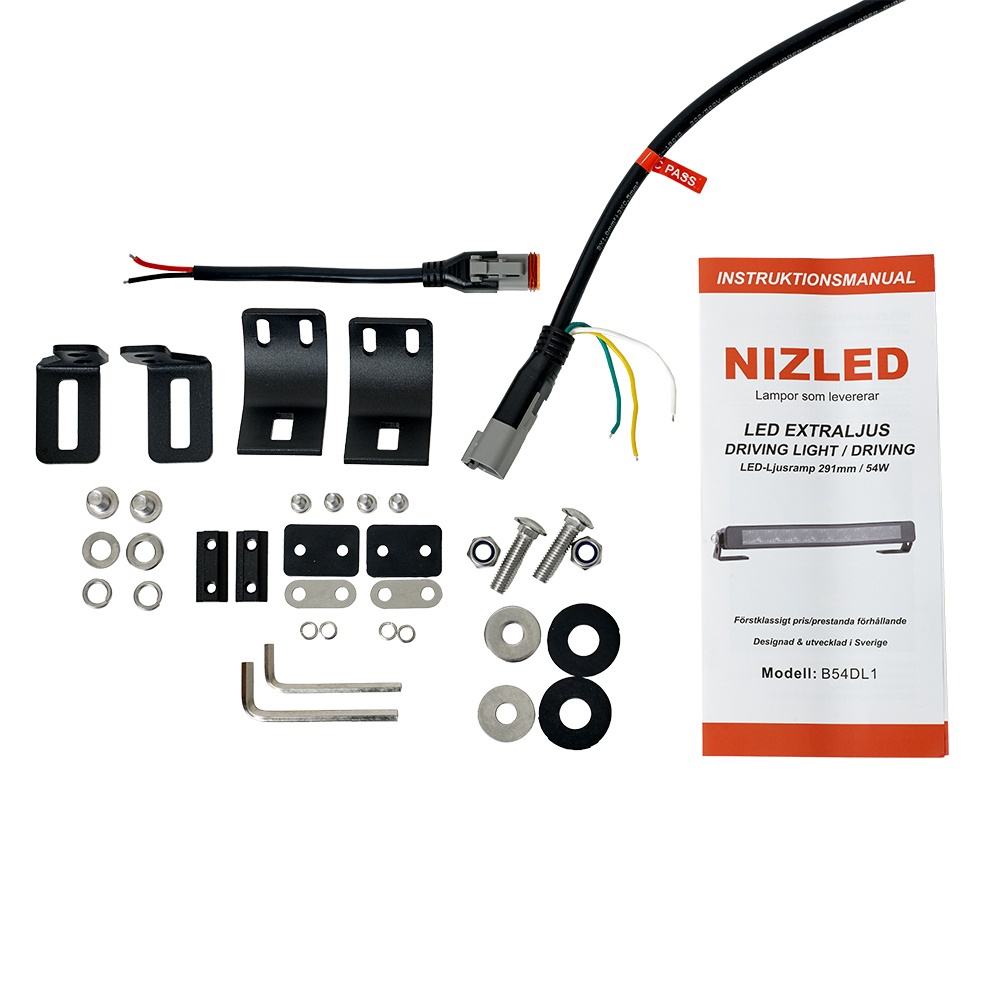 NIZLED B54DL1, 10 cali / 29.1 cm belka LED, 54W