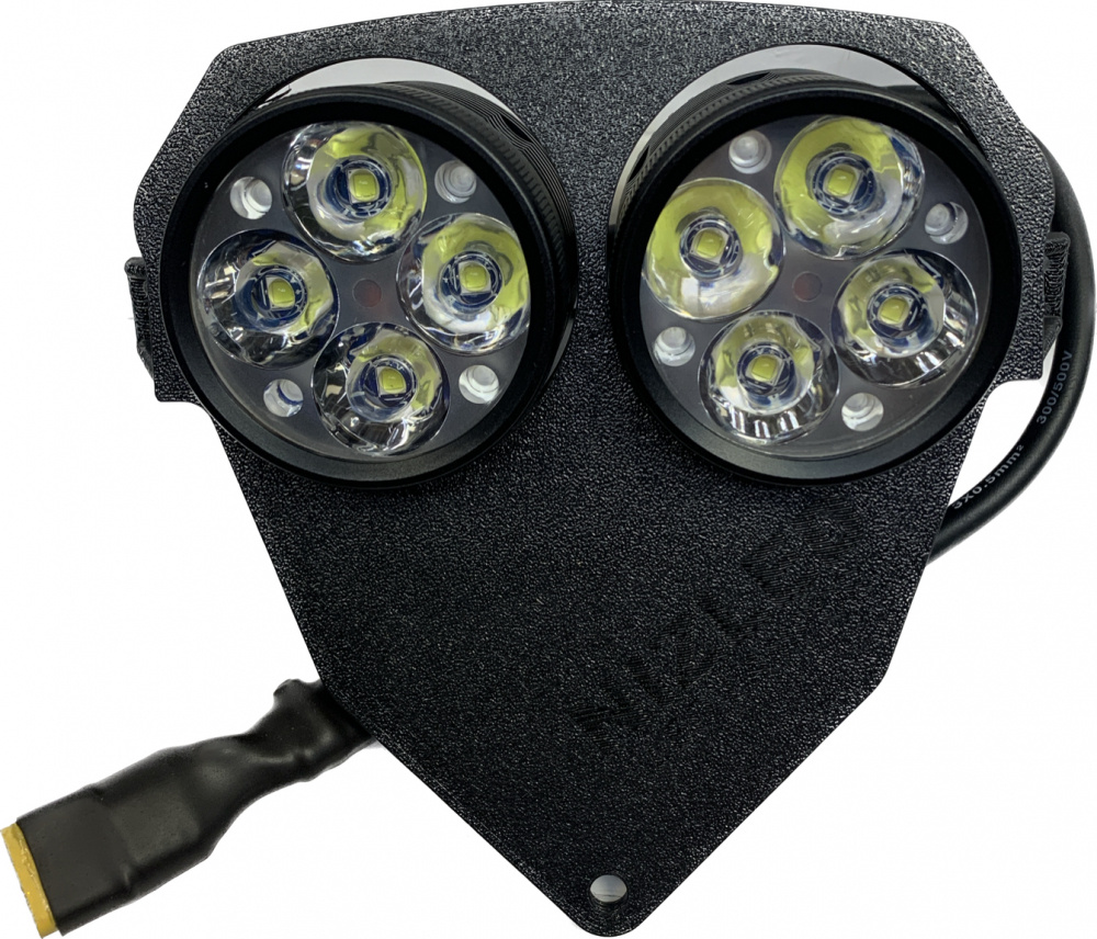 Uchwyt lampy Beta 2020-2026 4-suw, NIZLED 2xR40DRL zimna biel (80w) bez osłony