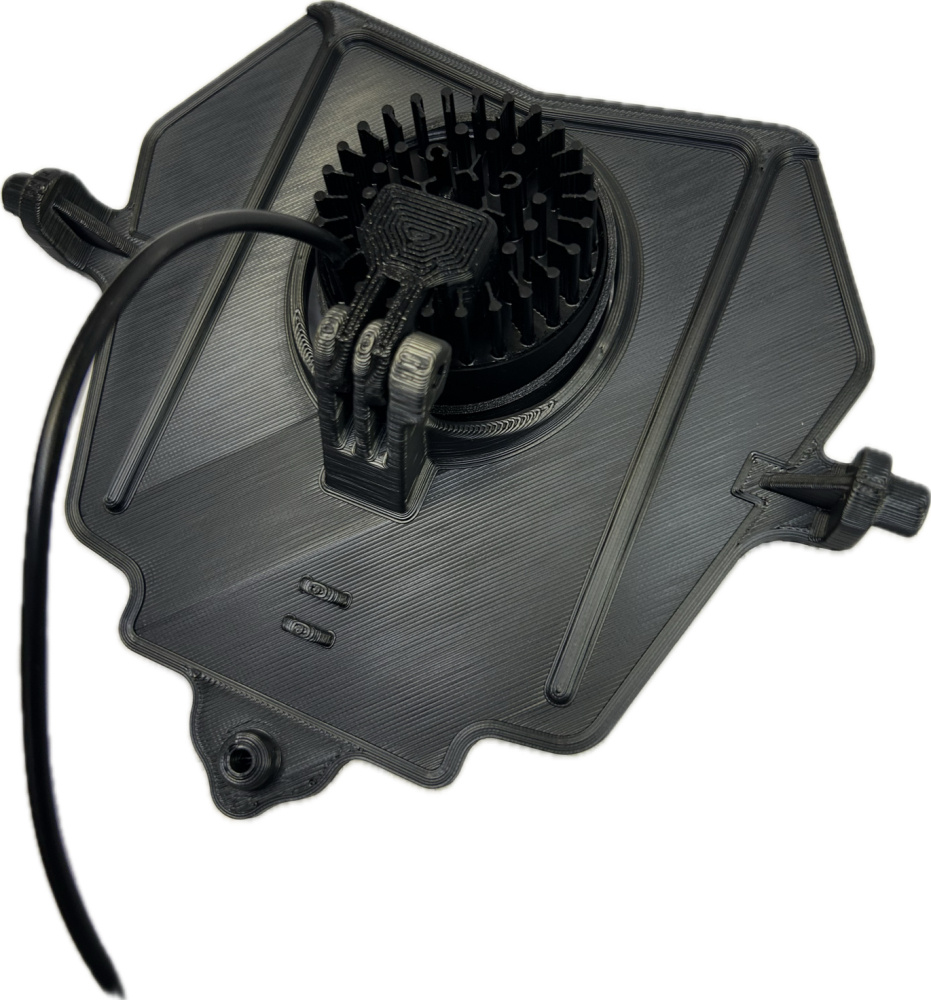 Pojedyncze światło zimnobiały 40w Fantic 4-suw 2024-, szara naklejka, 1xE406k NIZLED
