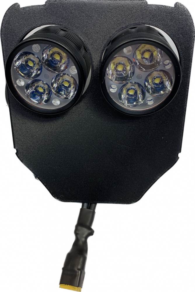 Podwójny uchwyt lampy 80w Husqvarna 2017-2019, NIZLED R40DRL zimna biel