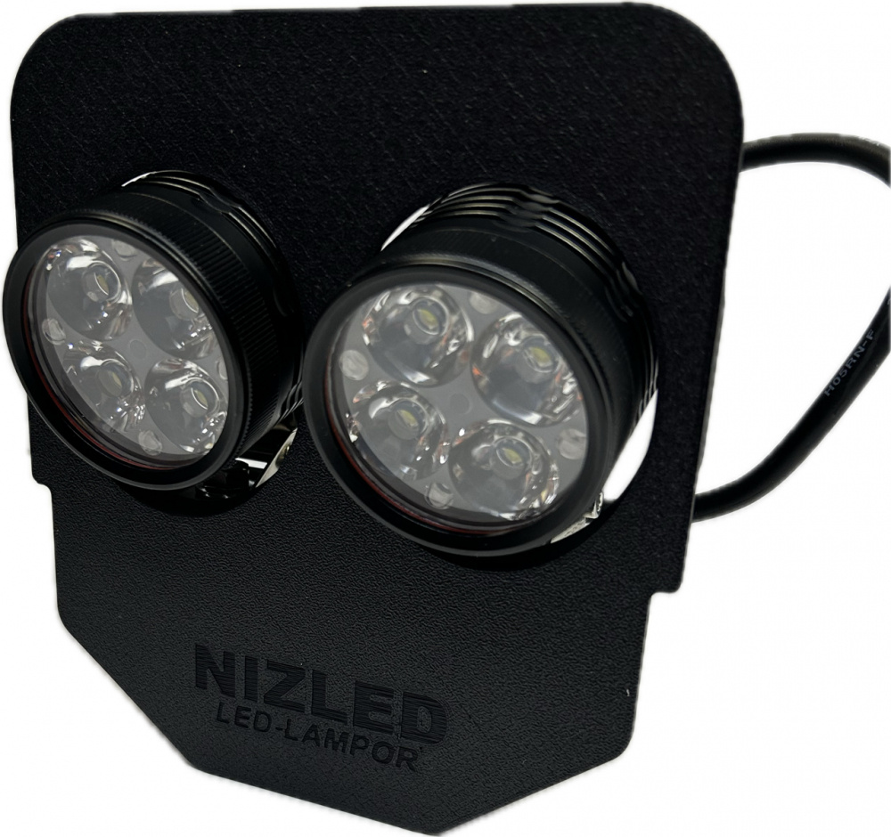 Podwójny uchwyt lampy 80w Husqvarna 2024-, NIZLED R40DRL zimna biel