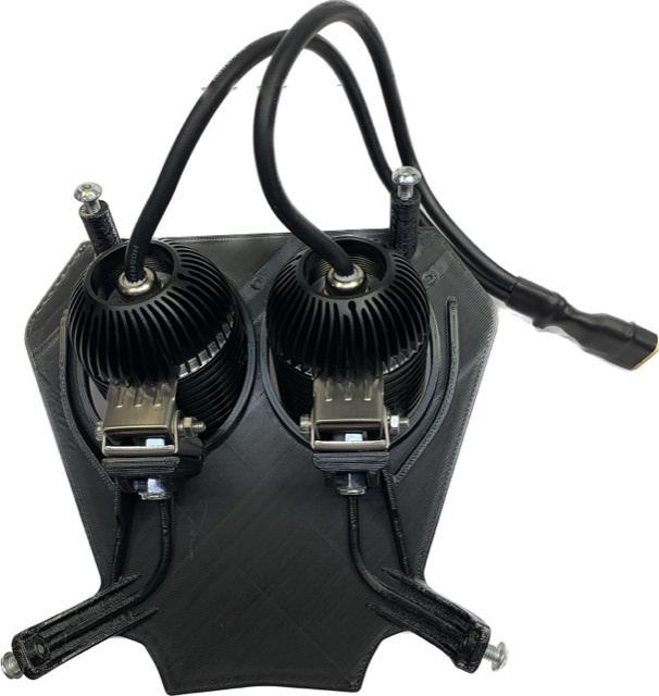 Mocowanie lampy zimna biel KTM 2017-2019, 72w z 2 szt. NIZLED R40DRL