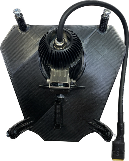 Uchwyt lampy zimna biel KTM 2020-2023, 36 W z 1x NIZLED R40DRL