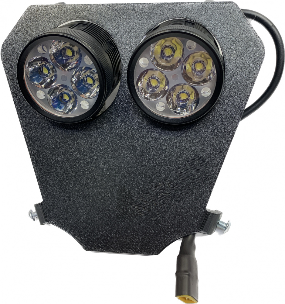 Uchwyt lampy zimna biel KTM 2020-2023, 75 W z 2x NIZLED R40DRL