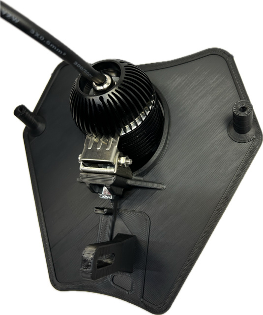 Uchwyt lampy zimna biel KTM 2024-, z 1x NIZLED 36 W R40DRL