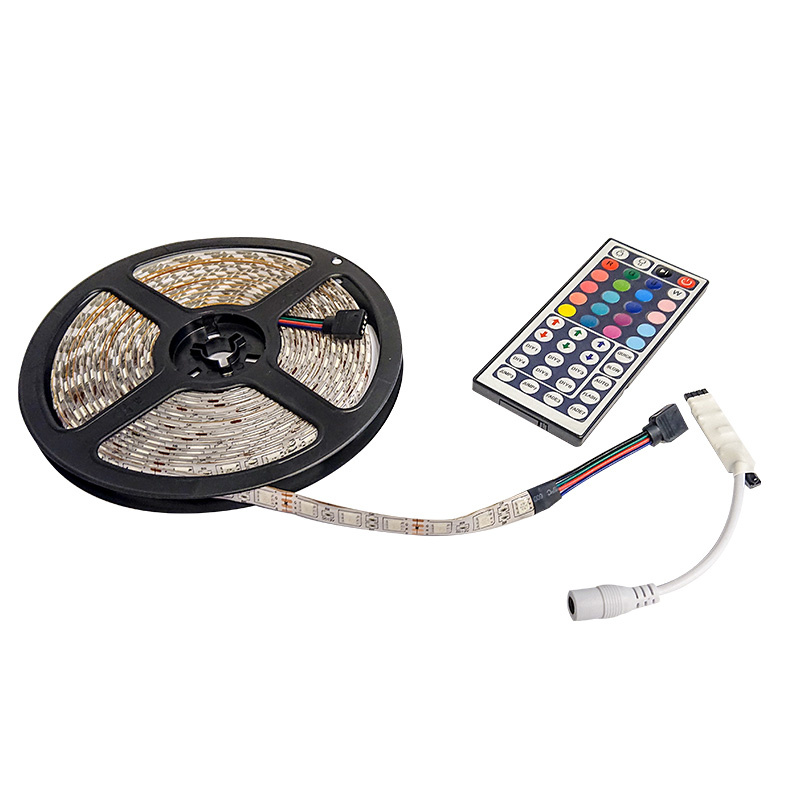 Taśma LED 5m zestaw RGB 12v/220v z pilotem