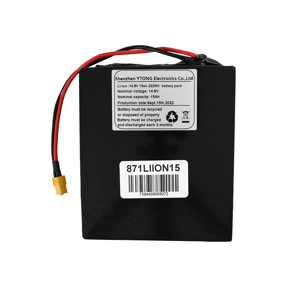 Akumulator Li-ion 16,8 V 15 Ah z ogniwami 21700 i BMS do E40, świeci 2 h z zestawem potrójnym