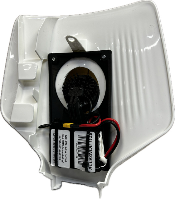 Stark Varg aktywna maska lampy E30 zimna biel, bateria li-ion 30watt/3,5ah, biała