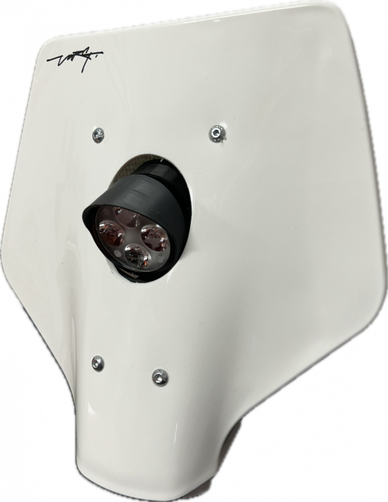Stark Varg aktywna maska lampy Nizled E40F zimna biel- 40watt/6ah bateria li-ion, biała
