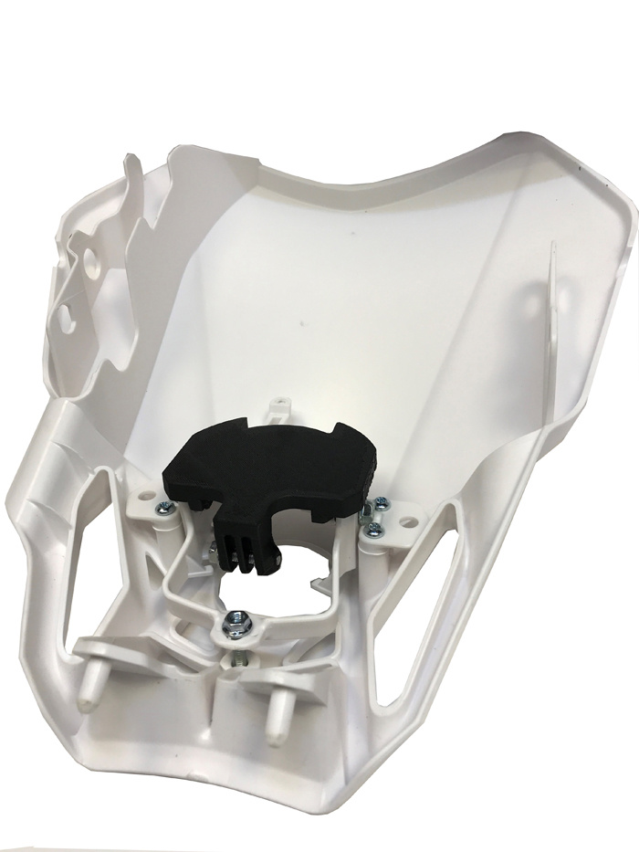 TM Racing 2020-2025, biała, ciepła biel 1xE40F5K (50 W) osłona lampy