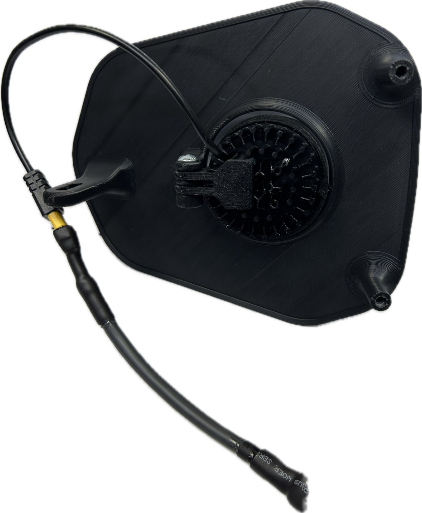 Pojedyncze światło zimna biel 50 W Triumph 2024-, biała naklejka, 1xE406k NIZLED