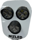 Potrójne światło ciepła biel 120 W Triumph 2024-, biała naklejka, 3xE405k NIZLED Potrójne światło ciepła biel 120 W Triumph 2024-, biała naklejka, 3xE405k NIZLED