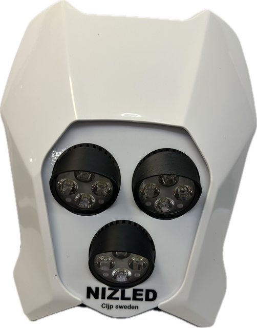 Potrójne światło zimna biel 120 W Triumph 2024-, biała, 3xE406k NIZLED