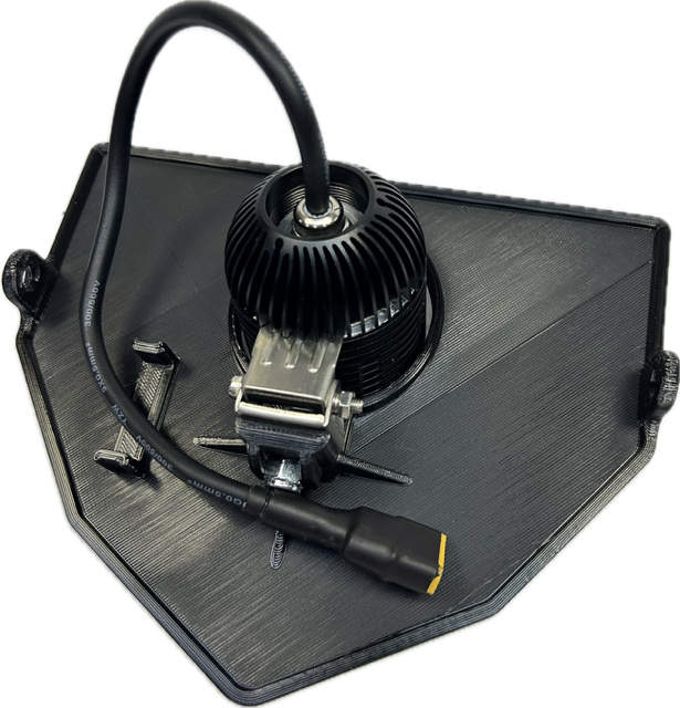 Mocowanie lampy 40 W Yamaha WR 2019-2023, NIZLED 1xR40DRL