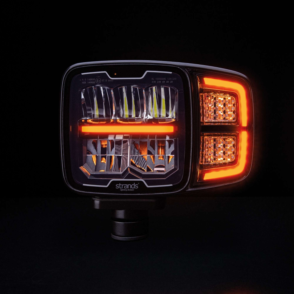 Strands Siberia Hi-Lo lampa do pługa z elementem grzewczym lewa