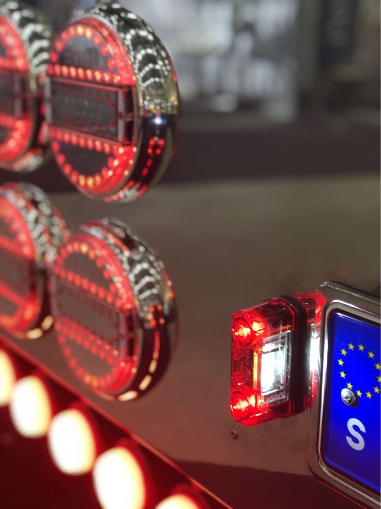 Strands Nsb LED czerwone,12-24V