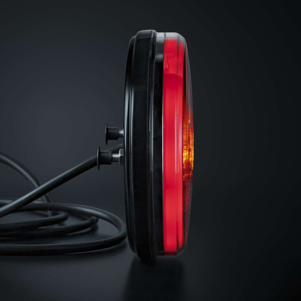 Strands Lampa tylna LED 3 komory 12-24V, średnica 142Mm. tył/stop/dyn. kierunkowskaz