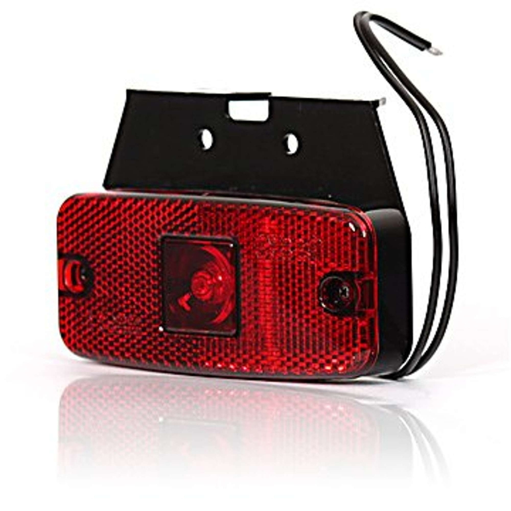 Strands światło pozycyjne LED 111X50Mm czerwone.12-24V, 12-24V E-homologacja