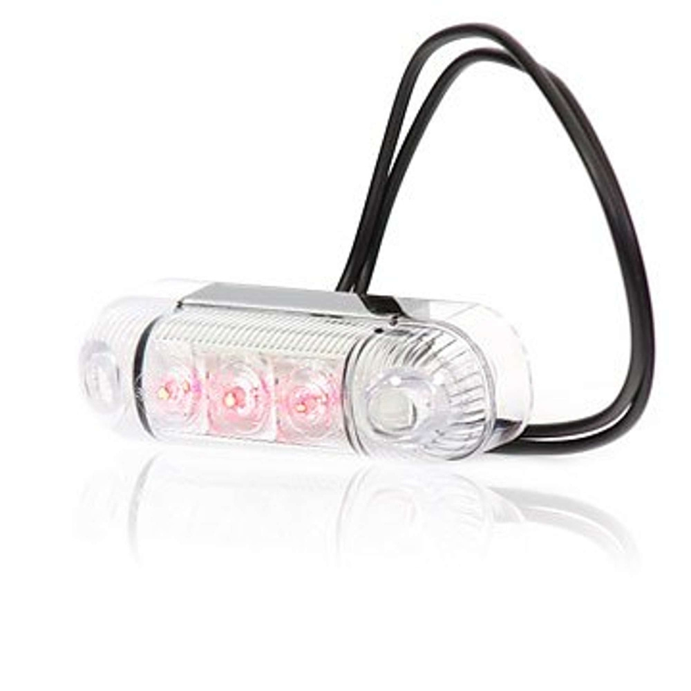 Strands światło pozycyjne 3 LED czerwone, 12-24V, z homologacją E