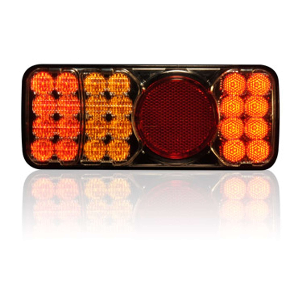 Strands 4-komorowa lampa LED lewa, tył/stop/kierunkowskaz/przeciwmgielne