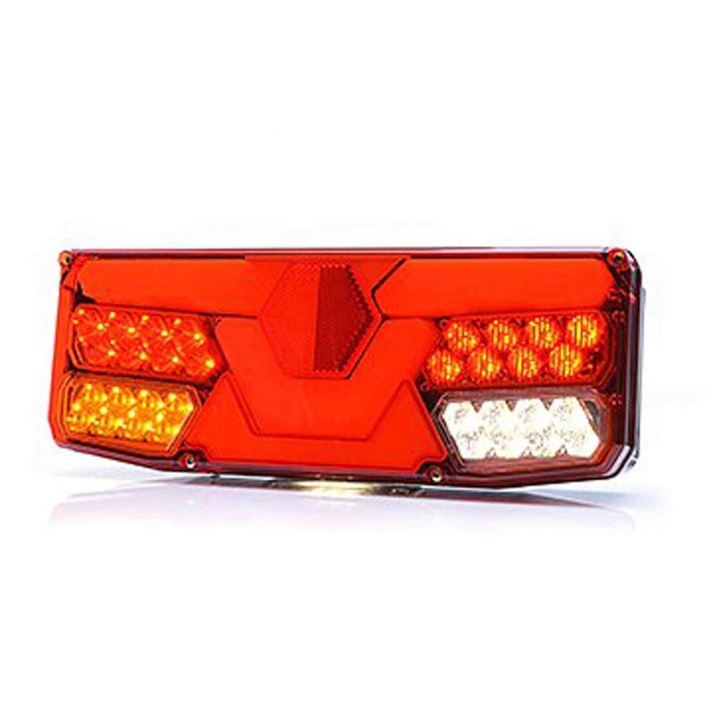 Strands tylna lampa 5-komorowa LED samochodowa lewa, z oświetleniem NS w dół 12/24V