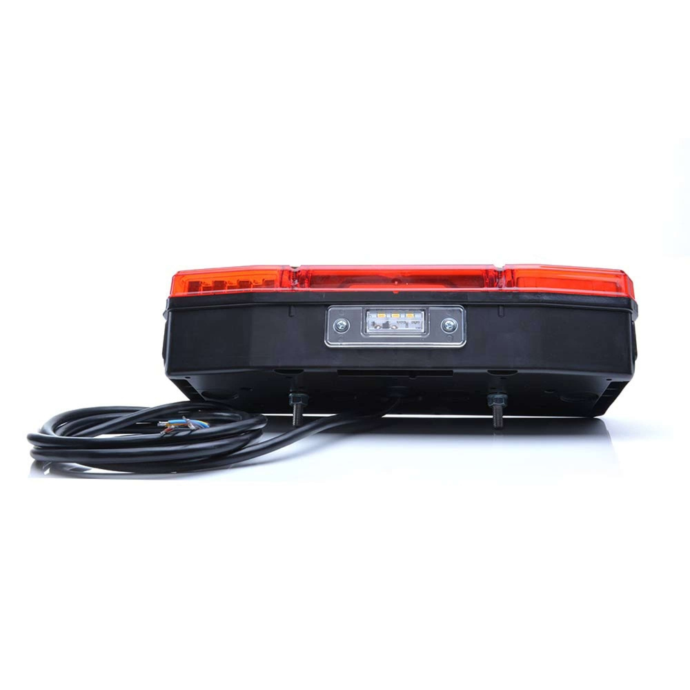 Strands tylna lampa 5-komorowa LED samochodowa lewa, z oświetleniem NS w dół 12/24V