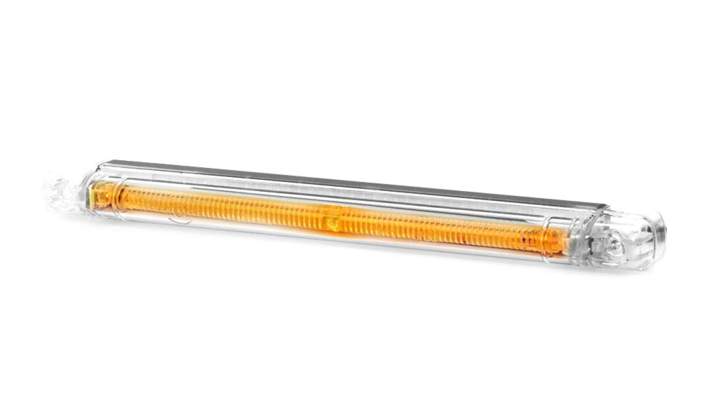Strands światłowodowa lampka obrysowa pomarańczowa, 12-24V, z homologacją E