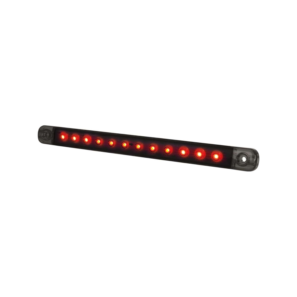 Strands Dark Knight Slim światło tylne/stop LED, czerwone LED, przezroczyste szkło