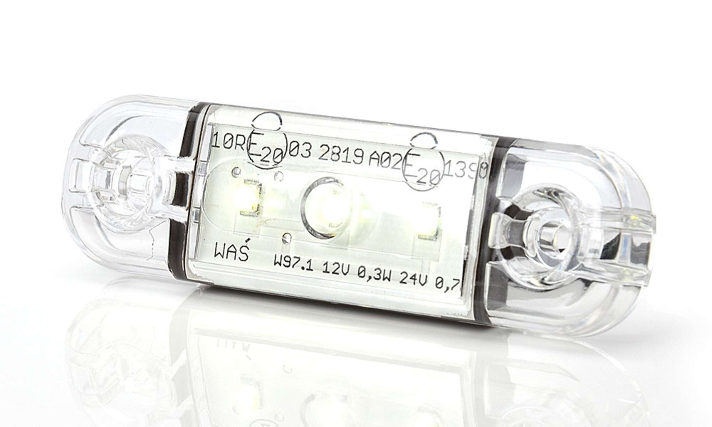 Strands lampka obrysowa 3 LED, przezroczysta soczewka